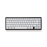 Akko Black on White Keycap Set Doubleshot ABS - Divinikey