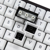 Akko Black on White Keycap Set Doubleshot ABS - Divinikey