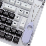 Akko Black & Silver Keycap Set Doubleshot PBT - Divinikey