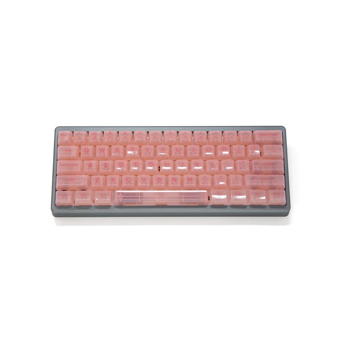 Akko Clear Keycap Set UV Polycarbonate - Divinikey