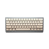 Akko Warm Gray Keycap Set Doubleshot PBT - Divinikey
