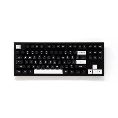 Akko White on Black Keycap Set Doubleshot ABS - Divinikey
