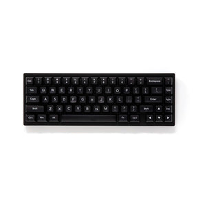 Akko White on Black Keycap Set Doubleshot ABS - Divinikey