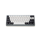 EnjoyPBT Black & White Keycap Set Doubleshot ABS - Divinikey