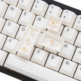 EnjoyPBT Grey on White Keycap Set Dye-Sub PBT - Divinikey