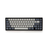 EnjoyPBT Grey White Keycap Set Doubleshot ABS - Divinikey
