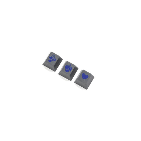 EnjoyPBT Grey White Keycap Set Doubleshot ABS - Divinikey