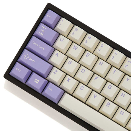 EnjoyPBT Milky Purple Keycap Set Doubleshot ABS - Divinikey