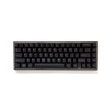 EnjoyPBT Pink on Black Keycap Set Doubleshot ABS - Divinikey