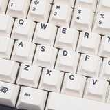 EnjoyPBT Simple White Keycap Set Dye-Sub PBT - Divinikey