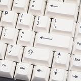 EnjoyPBT Simple White Keycap Set Dye-Sub PBT - Divinikey