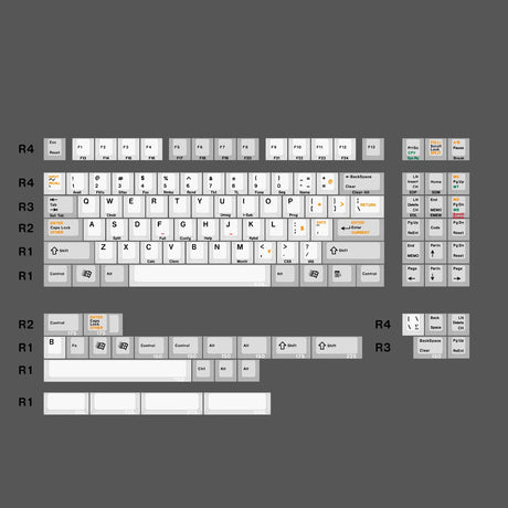 JC Studio Desko Color Keycap Set Dye-Sub PBT - Divinikey