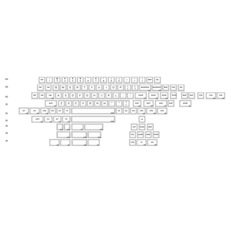 KAT Alpha Keycap Set Dye-Sub PBT - Divinikey