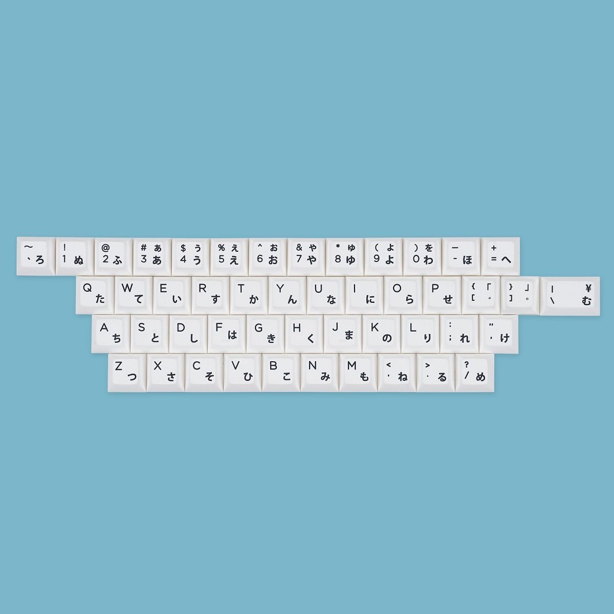 KAT BOW 226 White Keycap Set Dye-Sub PBT - Divinikey
