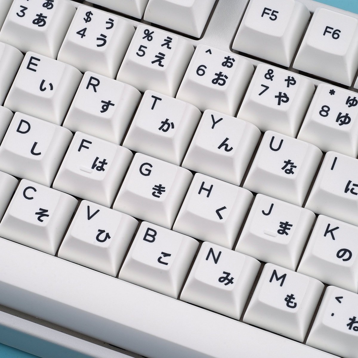 KAT BOW 226 White Keycap Set Dye-Sub PBT - Divinikey