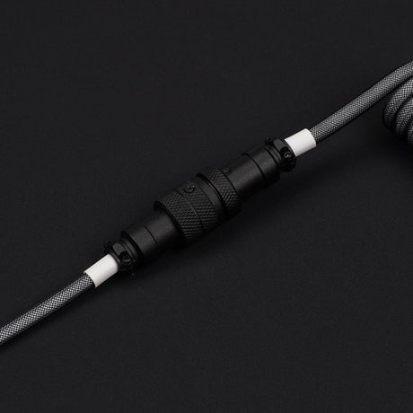 KBDfans Black Grey Handmade USB-C Cable - Divinikey