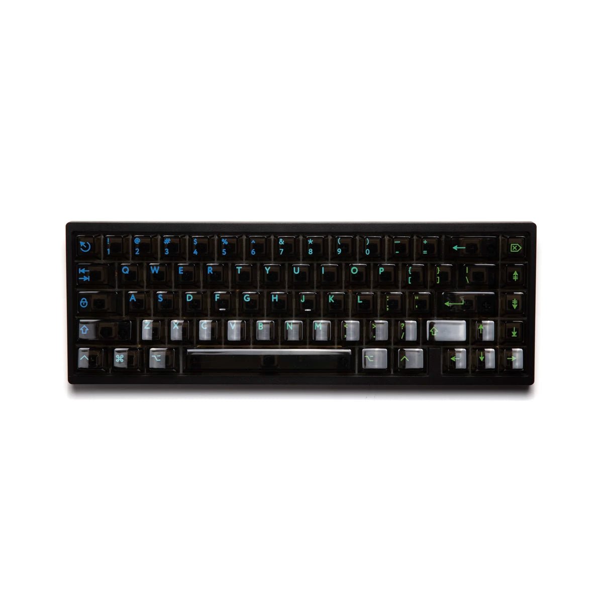 KBDfans Clear Aurora Keycaps UV Polycarbonate - Divinikey