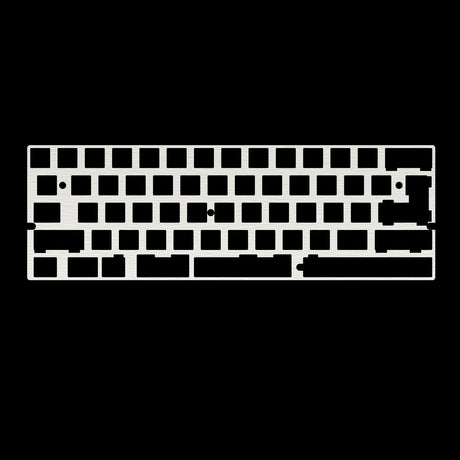 KBDfans DZ60 CNC 60% Plate Aluminum/Brass - Divinikey