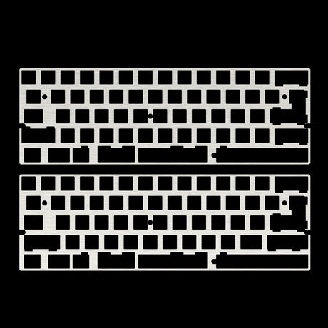 KBDfans DZ60 CNC 60% Plate Aluminum/Brass - Divinikey