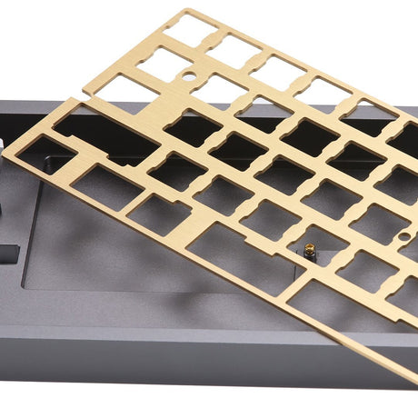 KBDfans DZ60 CNC 60% Plate Aluminum/Brass - Divinikey