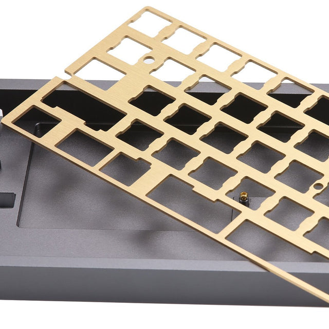 KBDfans DZ60 CNC 60% Plate Aluminum/Brass - Divinikey