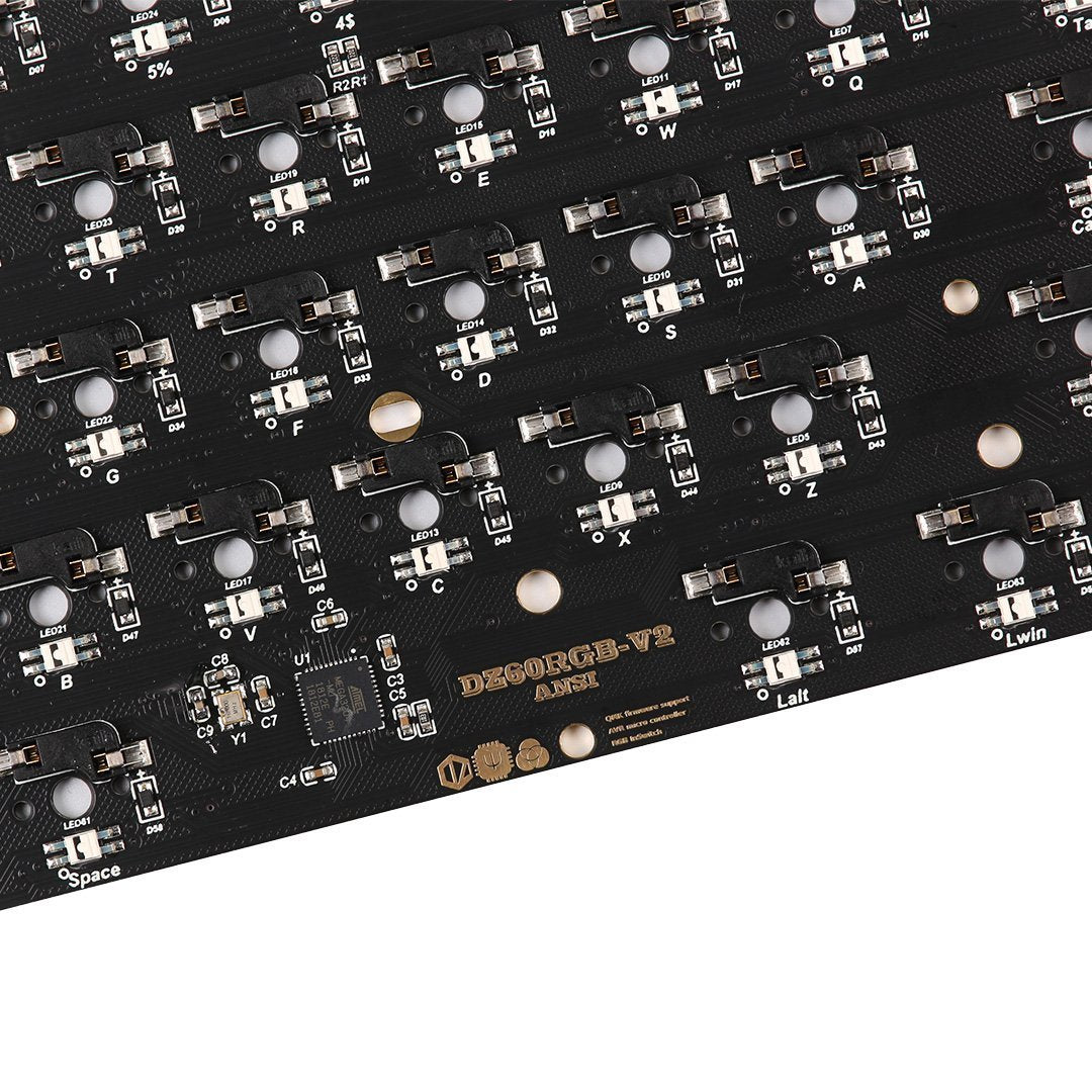 KBDfans DZ60 RGB-ANSI V2 Hot Swap PCB - Divinikey