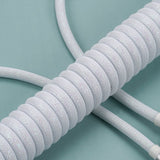 KBDfans Flash White Custom Handmade USB-C Cable - Divinikey