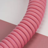 KBDfans Pink Custom Handmade USB-C Cable - Divinikey