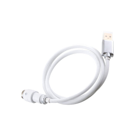 KBDfans White Custom Handmade USB-C Cable - Divinikey