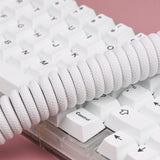 KBDfans White Custom Handmade USB-C Cable - Divinikey