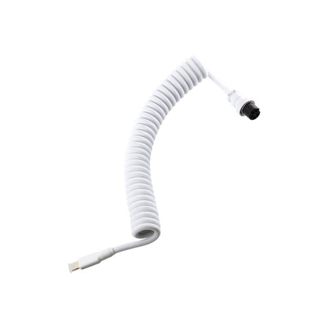 KBDfans White Custom Handmade USB-C Cable - Divinikey