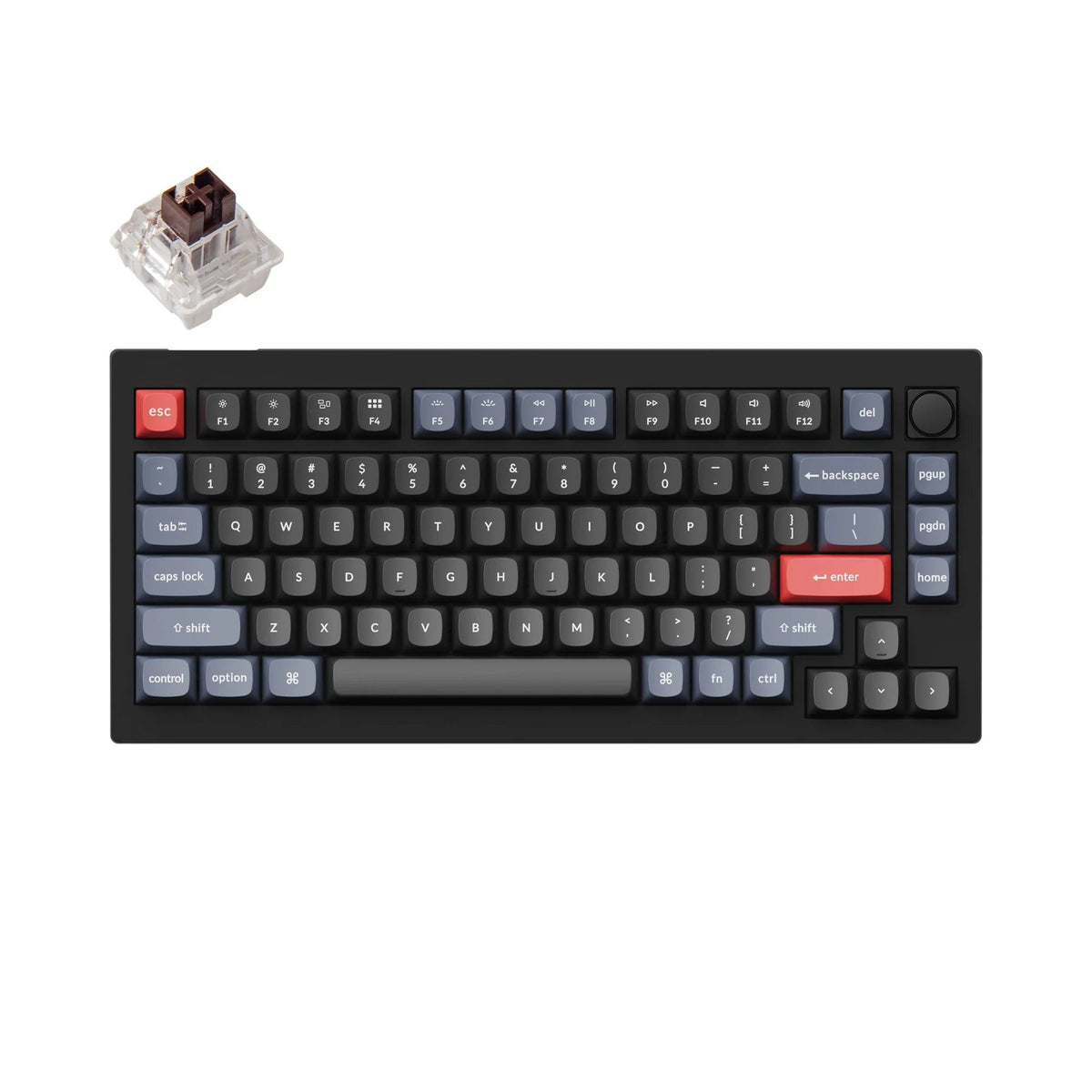 Keychron V1 QMK 75% Keyboard - Divinikey