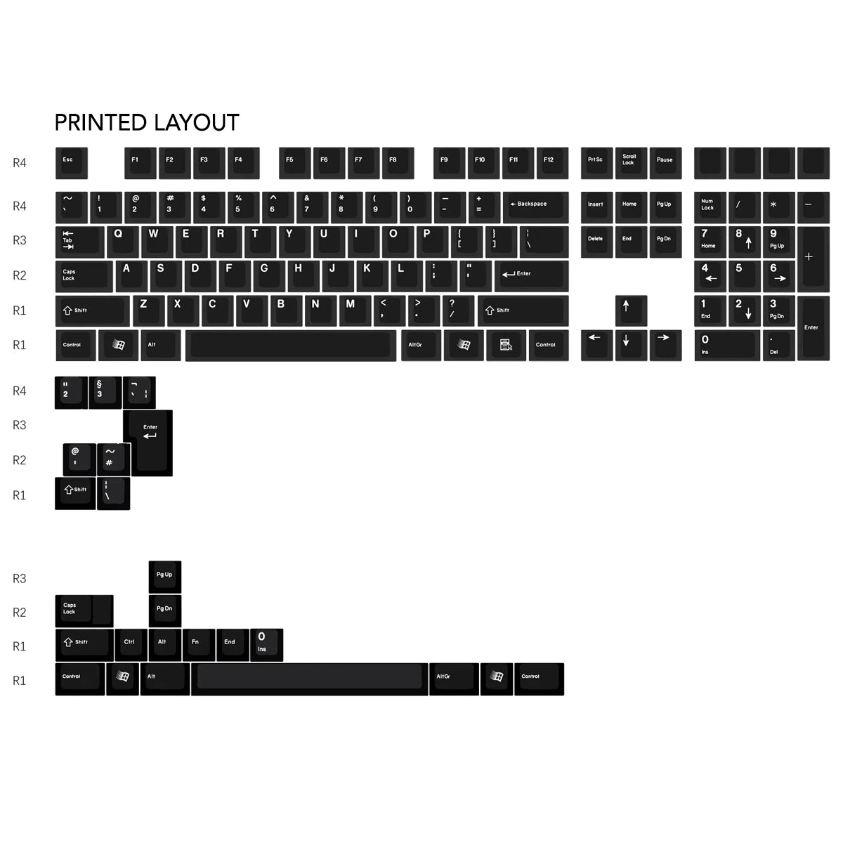 Lelelab Crystal SuperX Keycap Set UV ABS - Divinikey