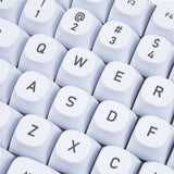 MA White Keycap Set Dye-Sub PBT - Divinikey