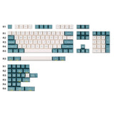 Maxkey SA Green and White Keycap Set Doubleshot ABS - Divinikey