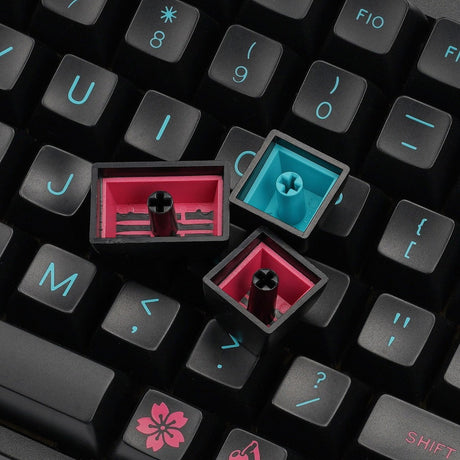 Maxkey SA Miami Nights Keycap Set Doubleshot ABS - Divinikey