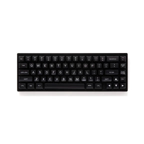 Maxkey SA White On Black Keycap Set Doubleshot ABS - Divinikey