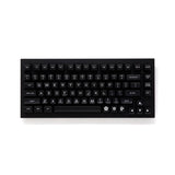 Maxkey SA White On Black Keycap Set Doubleshot ABS - Divinikey
