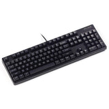 Maxkey White On Black Keycap Set Doubleshot ABS - Divinikey