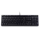 Maxkey White On Black Keycap Set Doubleshot ABS - Divinikey