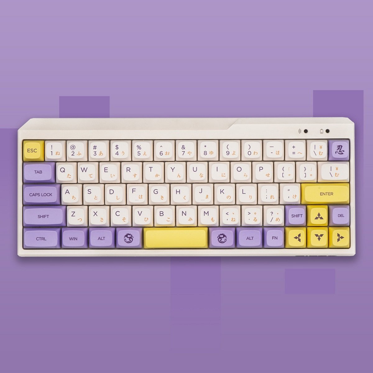 NP Ninja Keycap Set Dye-Sub PBT - Divinikey