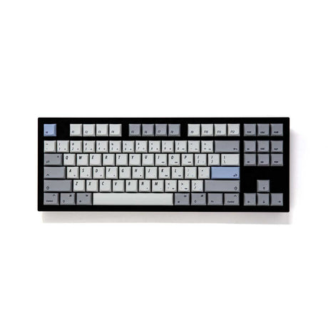 NP PBT Gray And Blue Keycap Set Dye-Sub PBT - Divinikey
