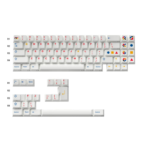 Owlab QK65 Keycap Set Dye-Sub PBT - Divinikey