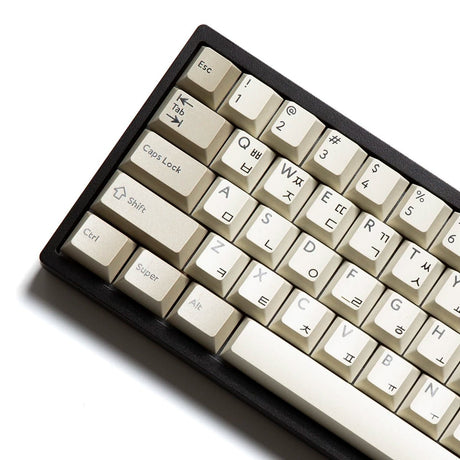 PBTfans Classic Hangul Keycap Set Doubleshot ABS - Divinikey