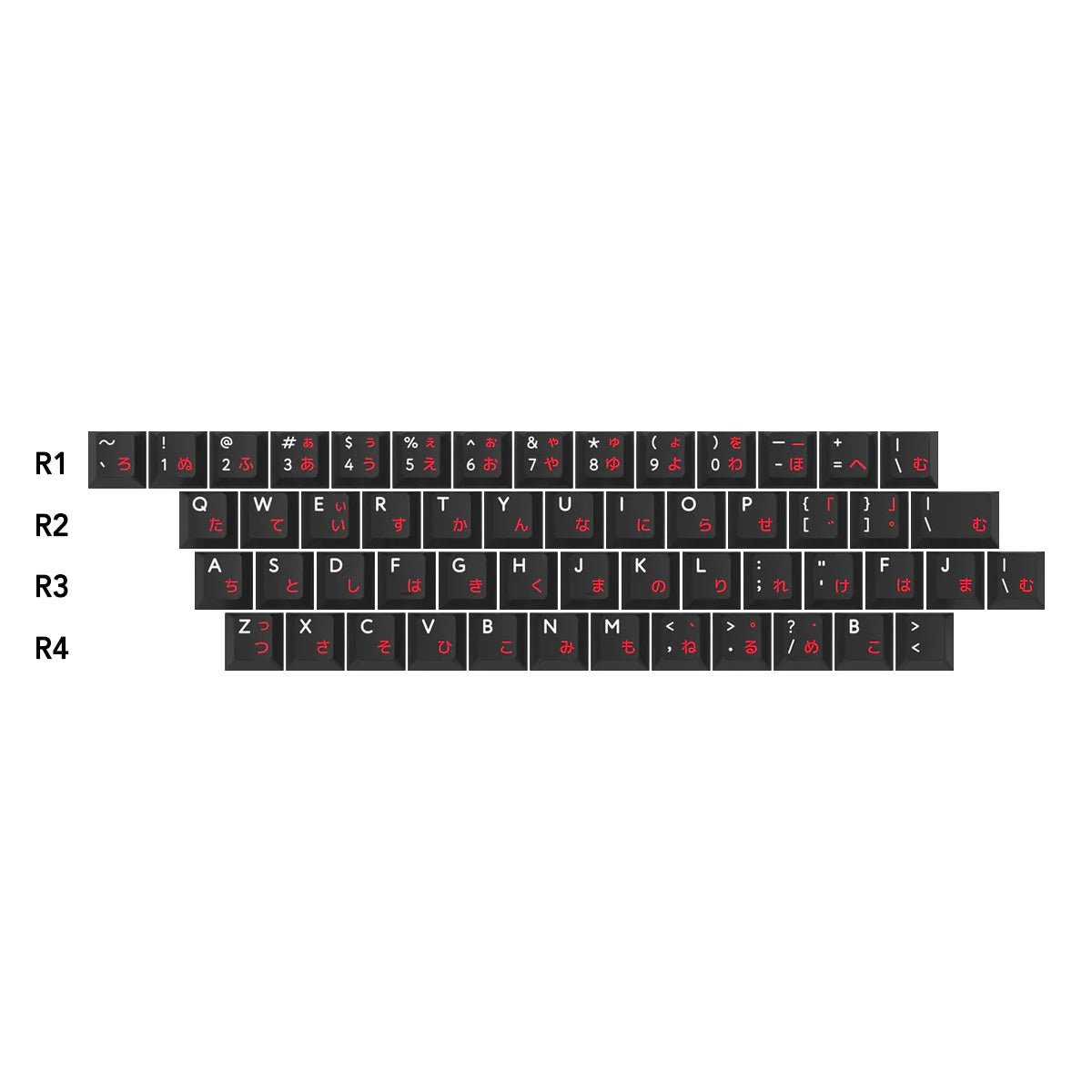 PBTfans Crosshair Add-on Keycaps - Divinikey