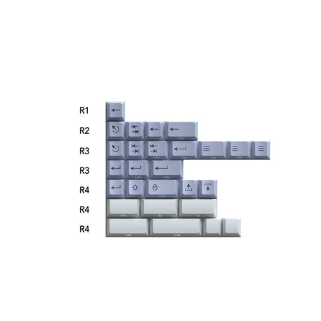 PBTfans Spark Light Keycap Set Doubleshot PBT - Divinikey