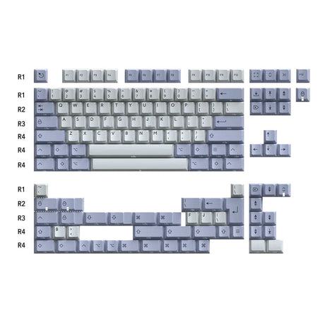 PBTfans Spark Light Keycap Set Doubleshot PBT - Divinikey