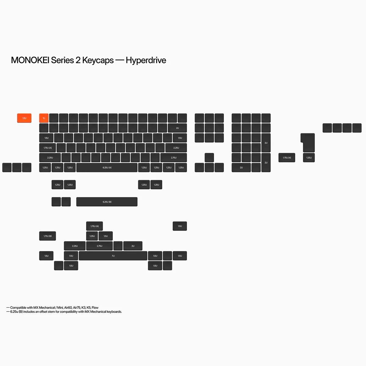 [Preorder] MONOKEI Series 2 Keycaps - Divinikey