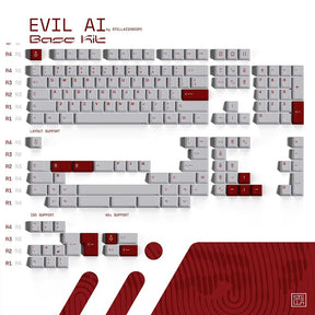 [Preorder] MW Evil AI Keycap Set Dye-Sub PBT - Divinikey