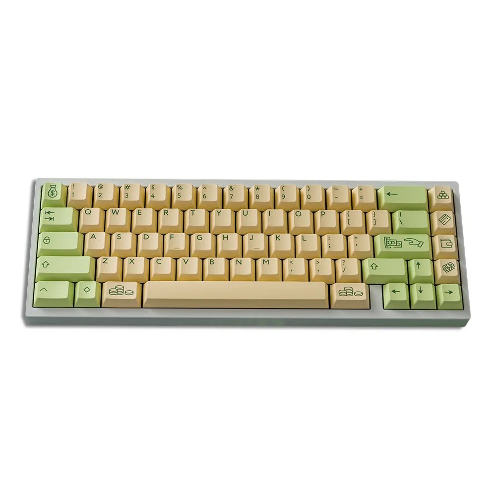 [Preorder] PBTfans Bank Account Keycap Set Doubleshot PBT - Divinikey